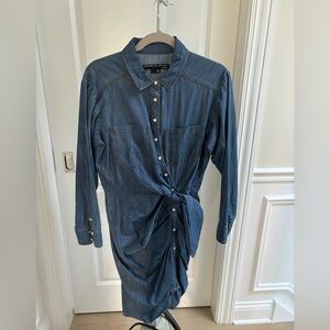 Veronica Beard Chambray Shirtdress - Size 6